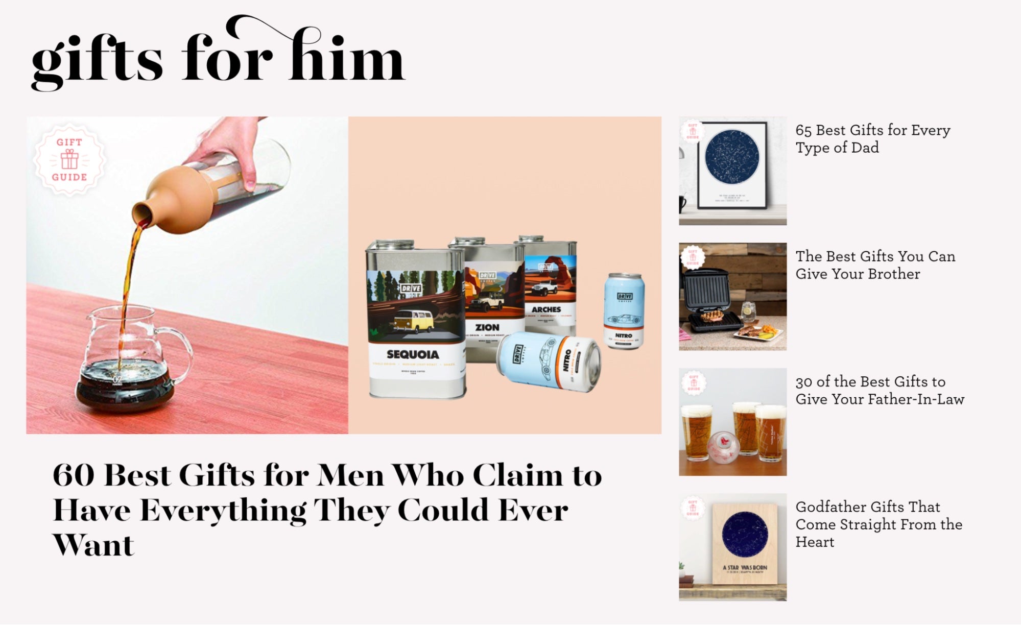 Good Housekeeping Gifts for him Gift guide