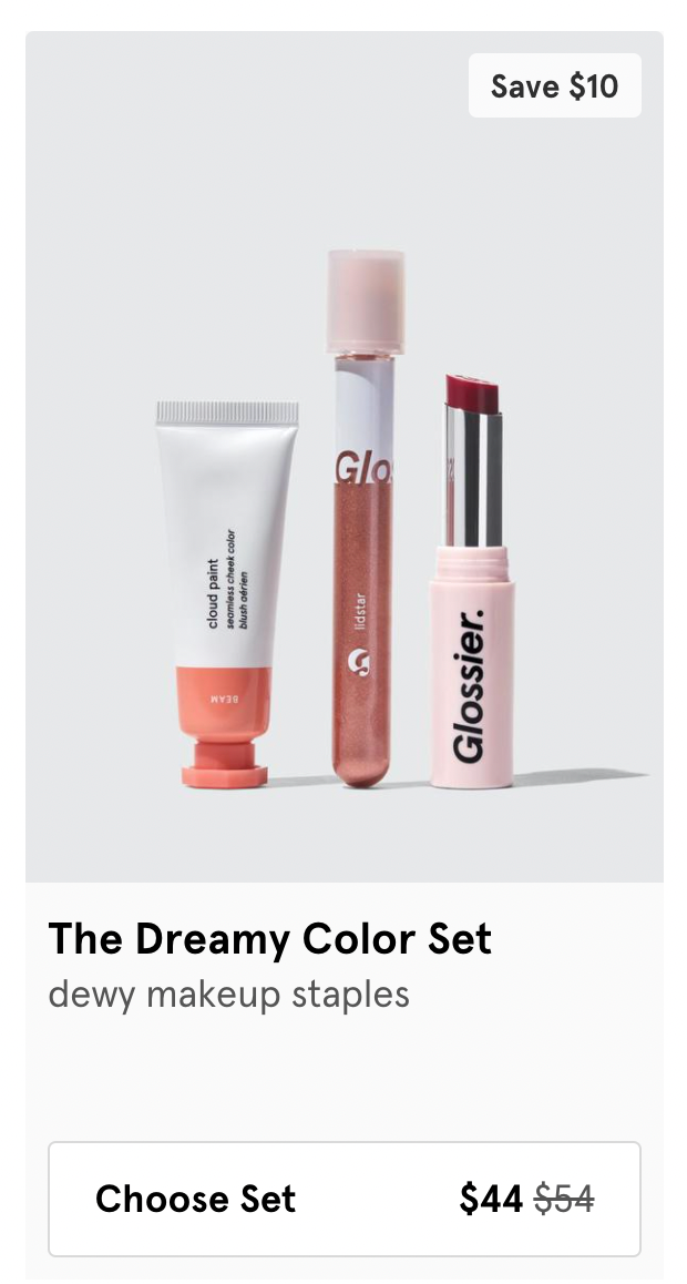 Glossier bundle