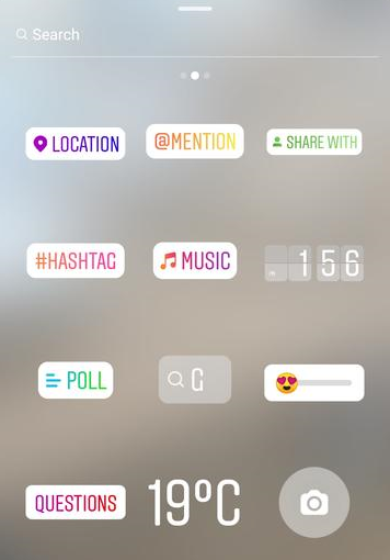 Instagram poll option