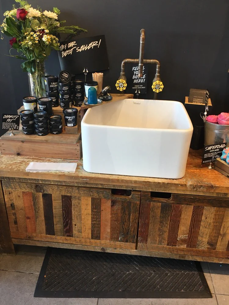 Lush testing sink