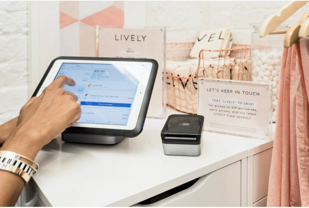 Shopify POS at LIVELY store