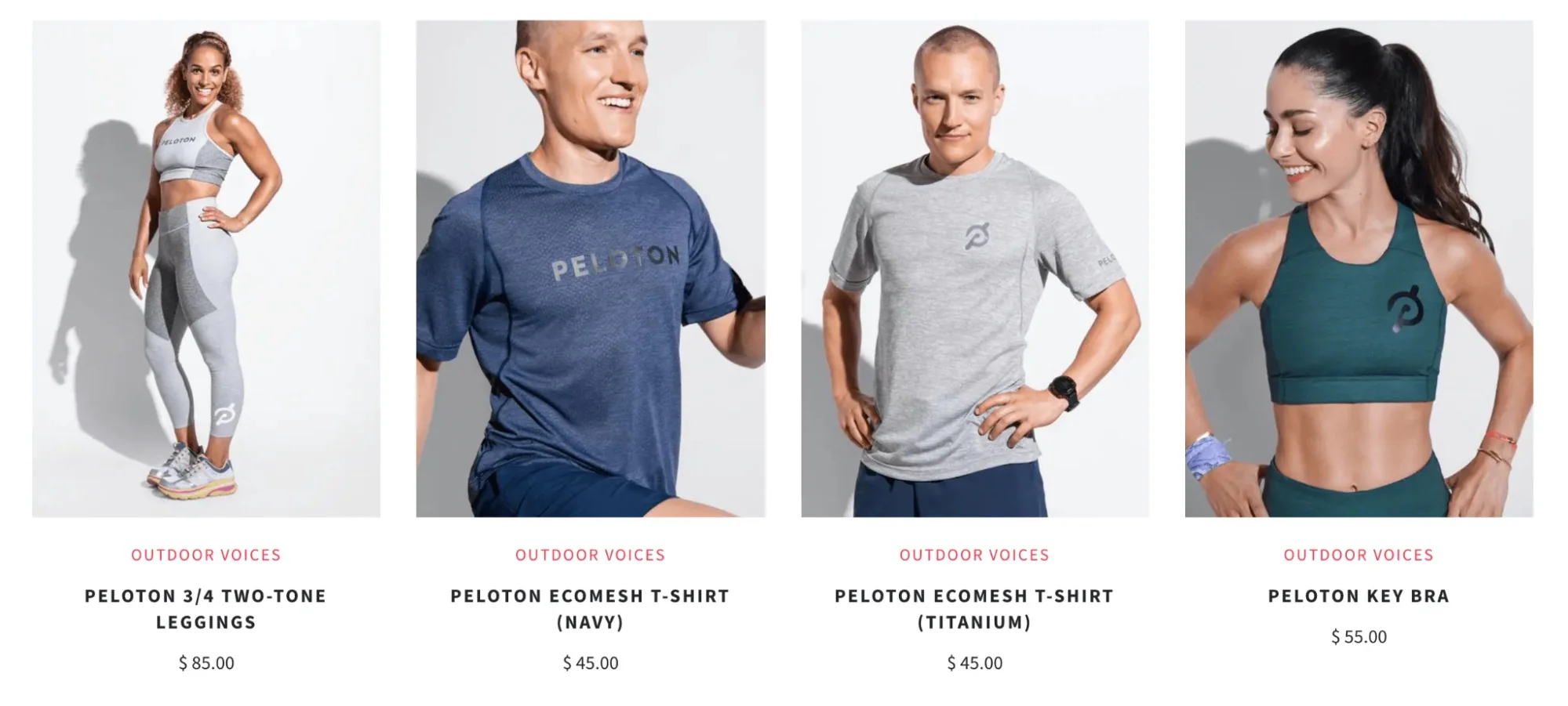 Peloton clothing