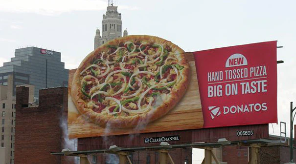 Pizza billboard