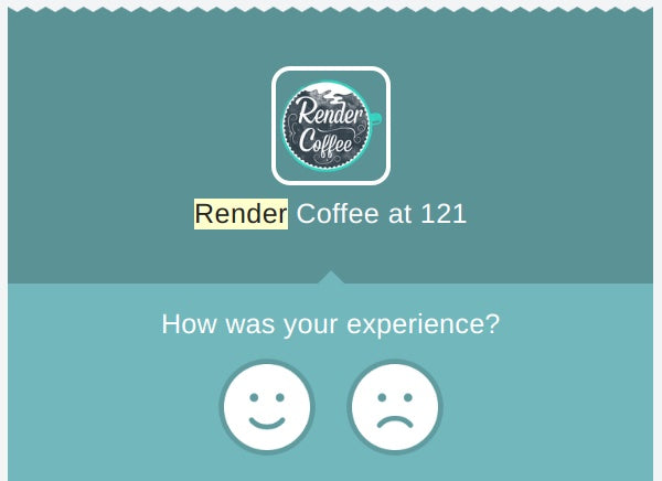 Render Coffee feedback