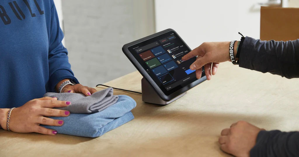 Shopify POS on a tablet