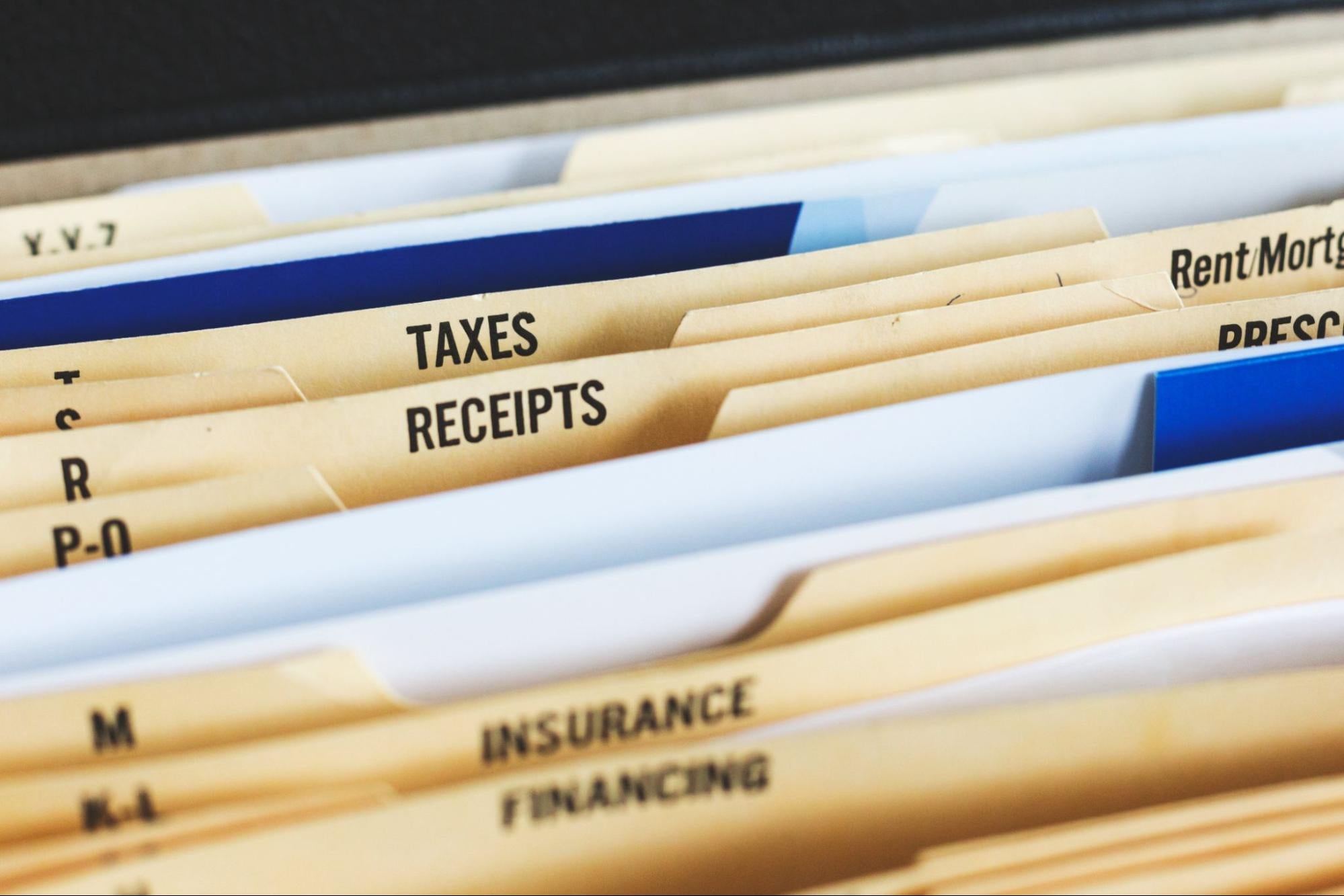 Tax files and receipts: small retail business tax tips