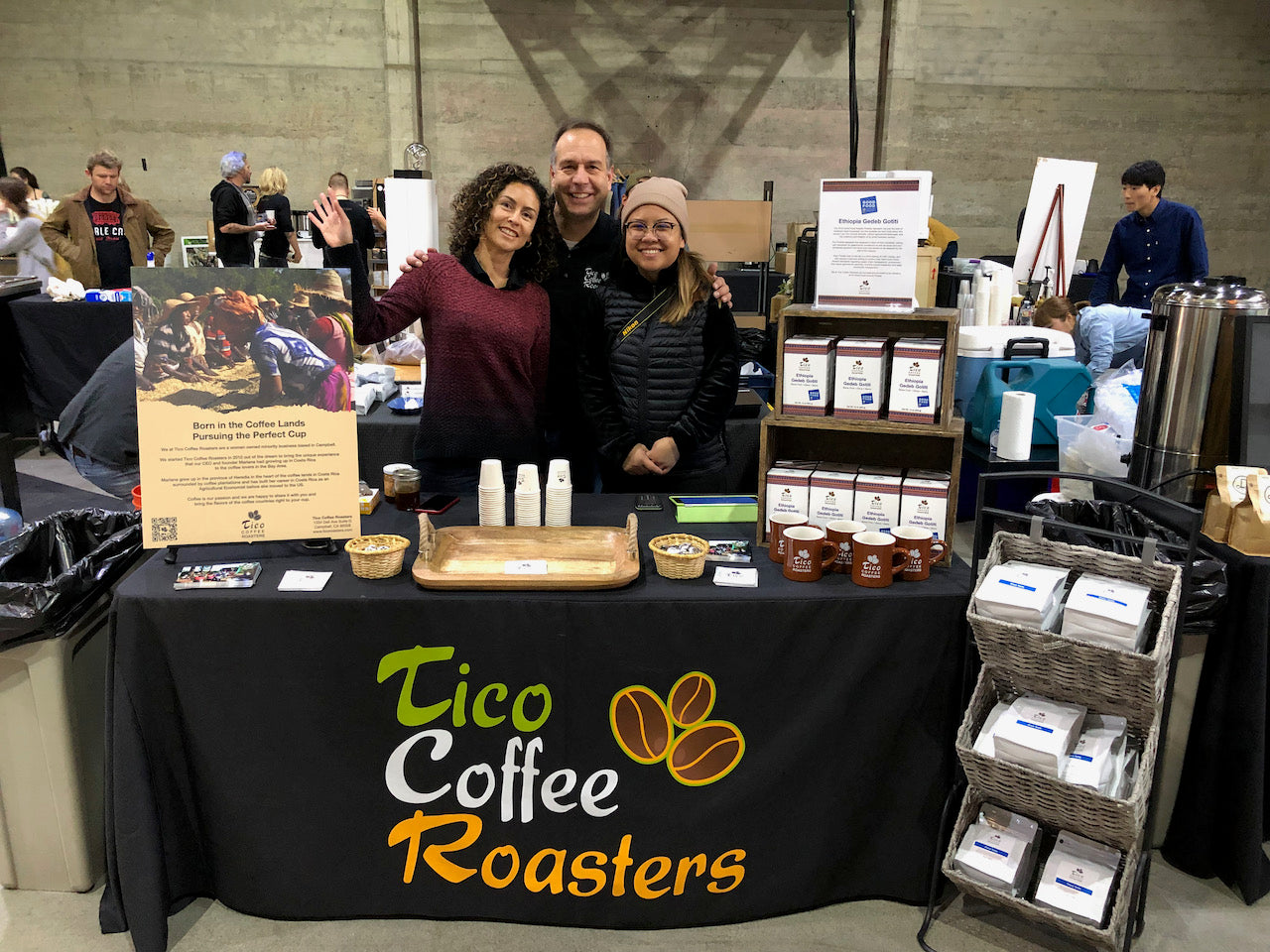 Tico Coffee Roasters booth