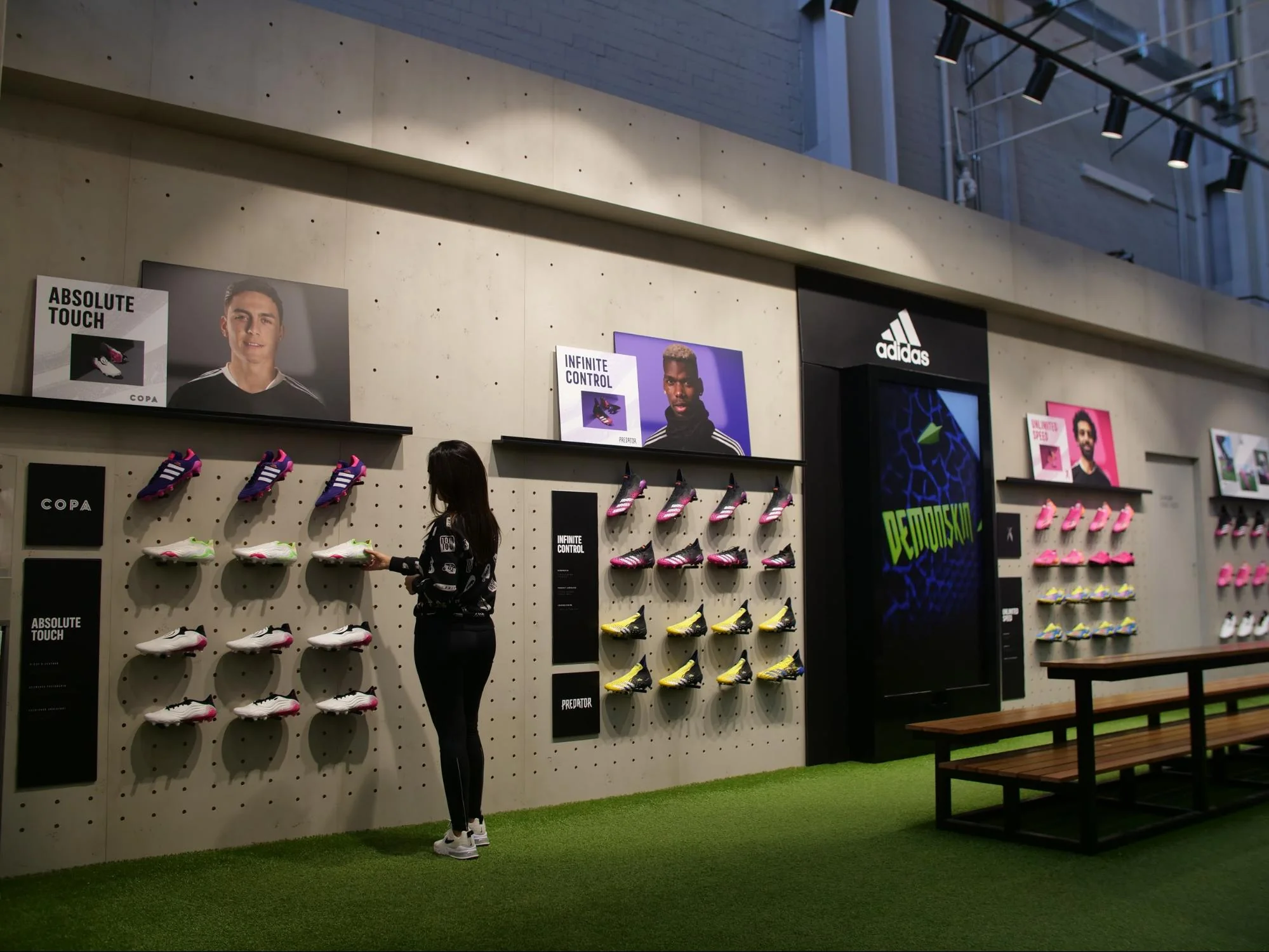 Ultra Football boots wall