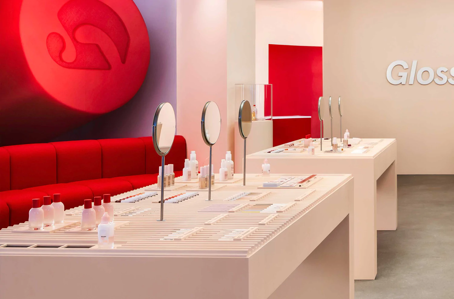 glossier showroom