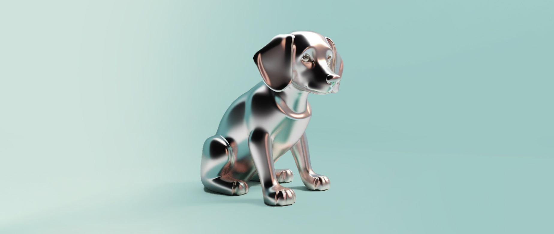 a silver statue of a dog: how to open a pet supply store