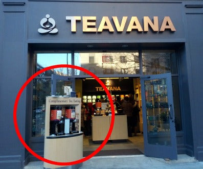 Teavana social proof | Shopify Retail blog