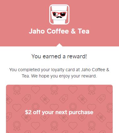 Jaho Coffee reward | Shopify Retail blog