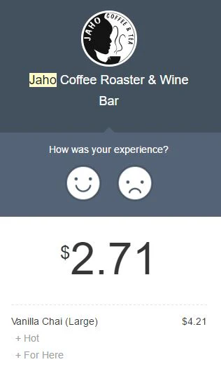 Jaho Coffee, rewards program | Shopify Retail blog