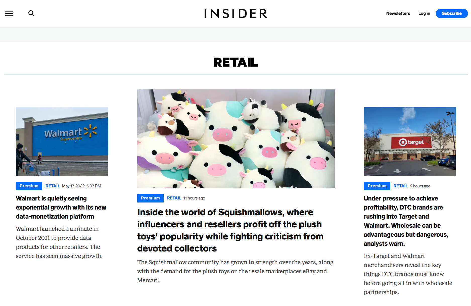 Business Insider Retail online retail publication