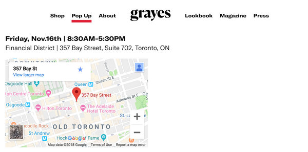 Grayes Google Maps | Shopify Retail blog