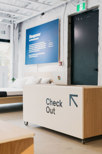 Endy mattress, thisopenspace Sleepover | Shopify Retail blog