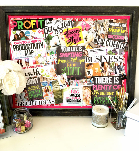Stay focused and organized with this DIY Goal Board. Keep weekly