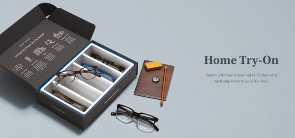 Free samples, Warby Parker Home Try On program | Shopify Retail blog