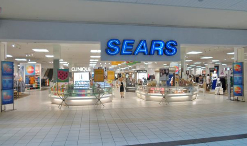 Sears storefront. 