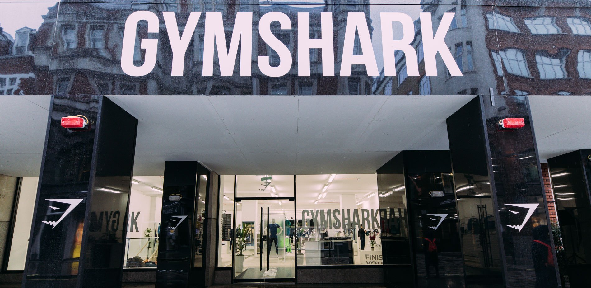 exterior of a Gymshark store location