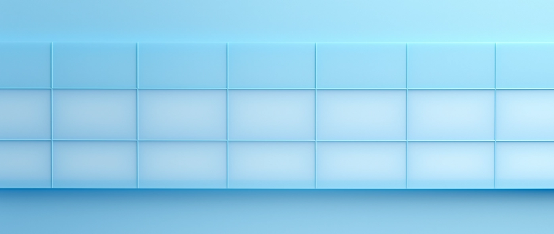 An empty light blue grid with squares.