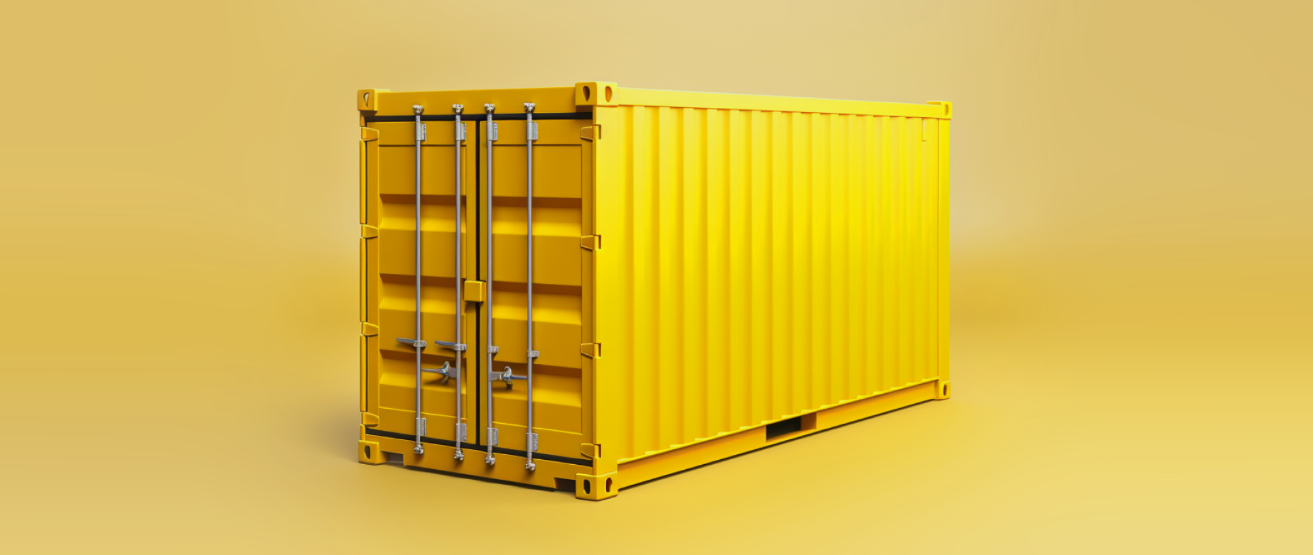 a yellow shipping crate: inventory carrying costs