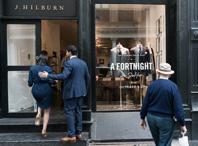 J. Hilburn pop-up shop | Shopify Retail