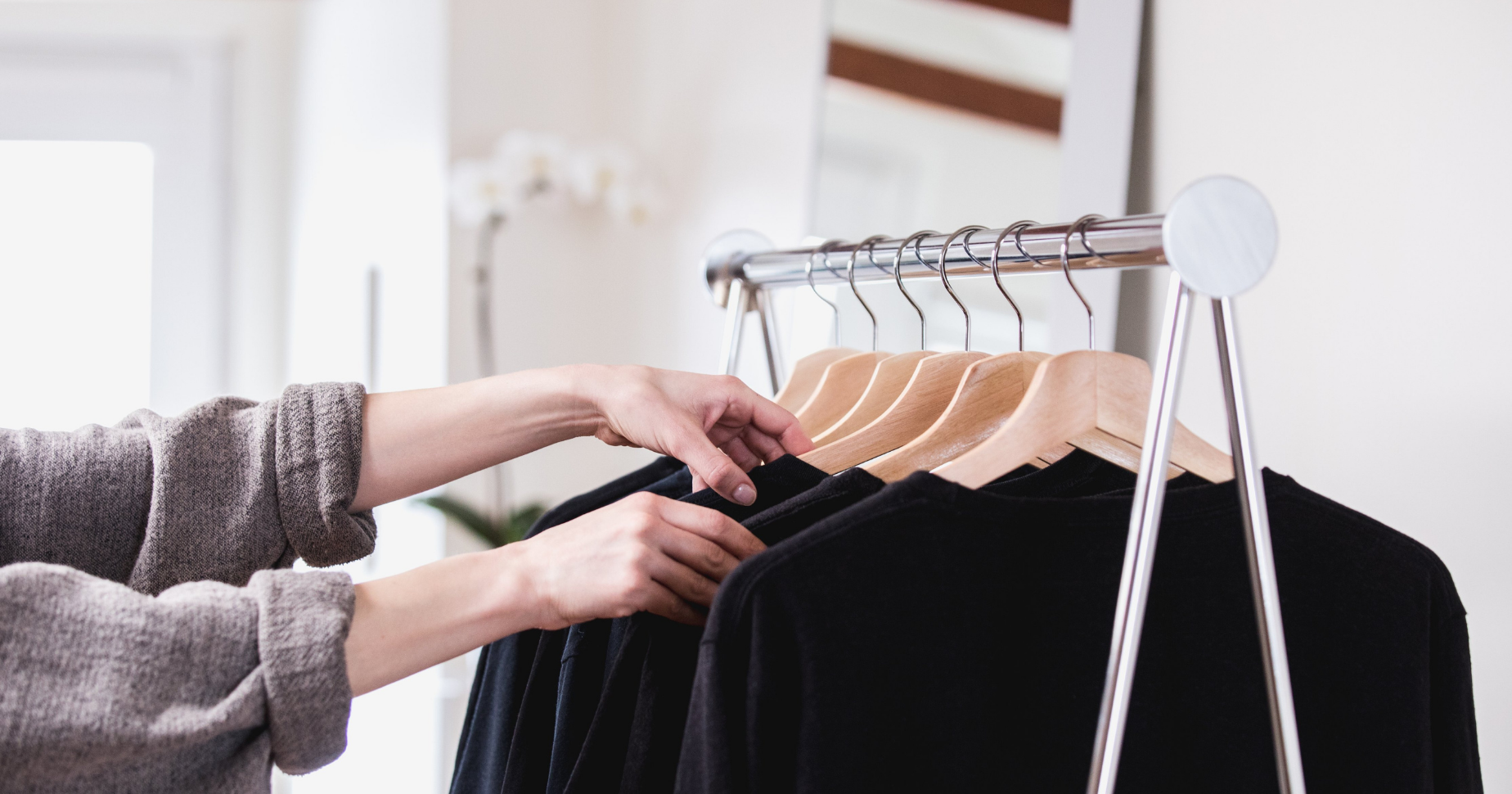 shopping perusing clothes