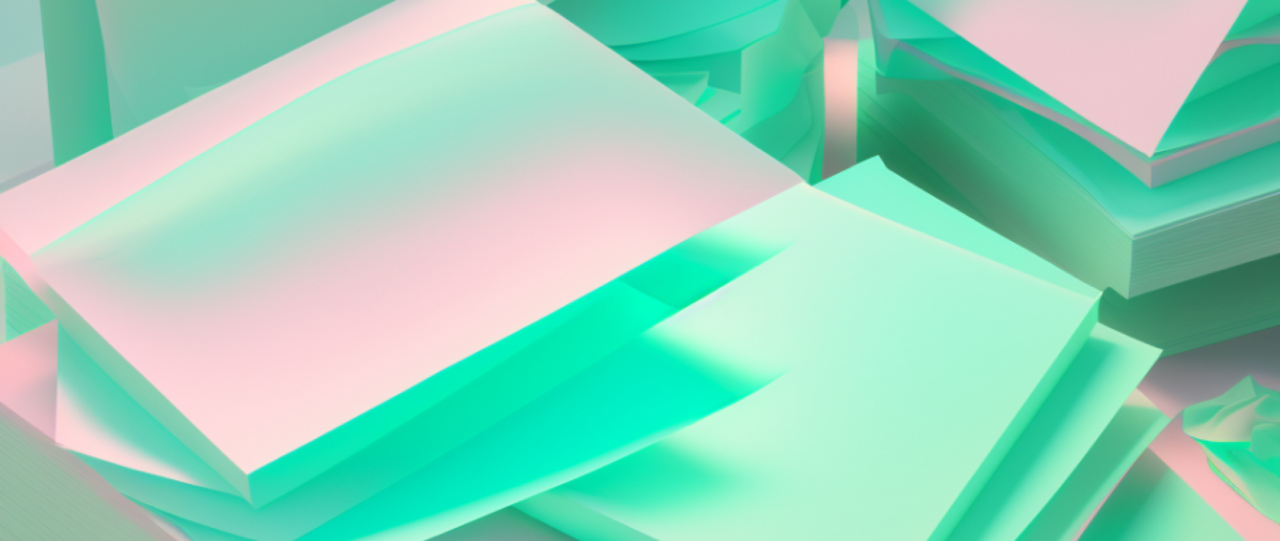 pink and green paper design