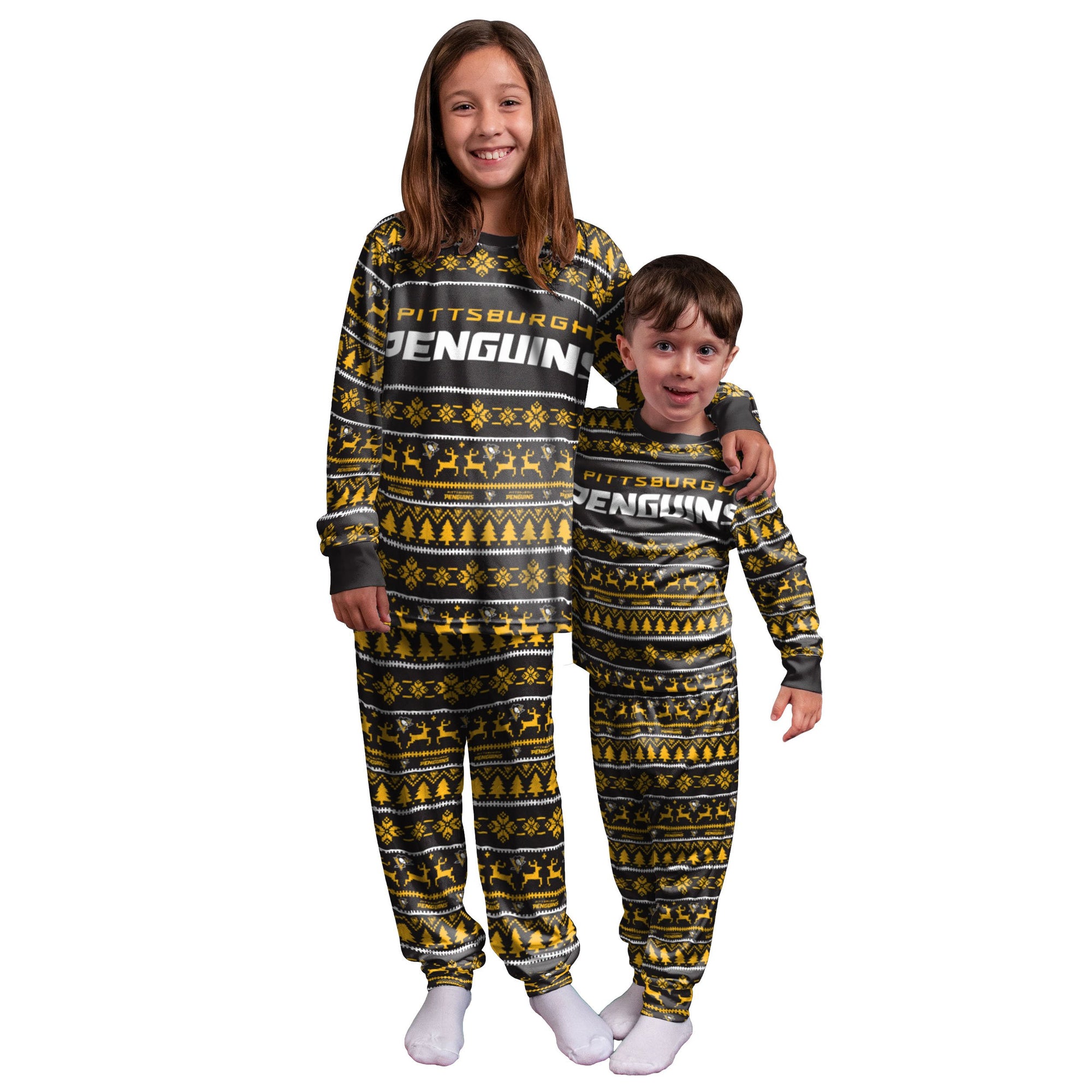 Pittsburgh Penguins NHL Family Holiday Pajamas