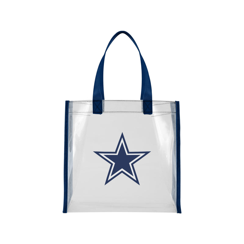 NFL Dallas Cowboys Clear Zipper Tote Bag Stadium Approved