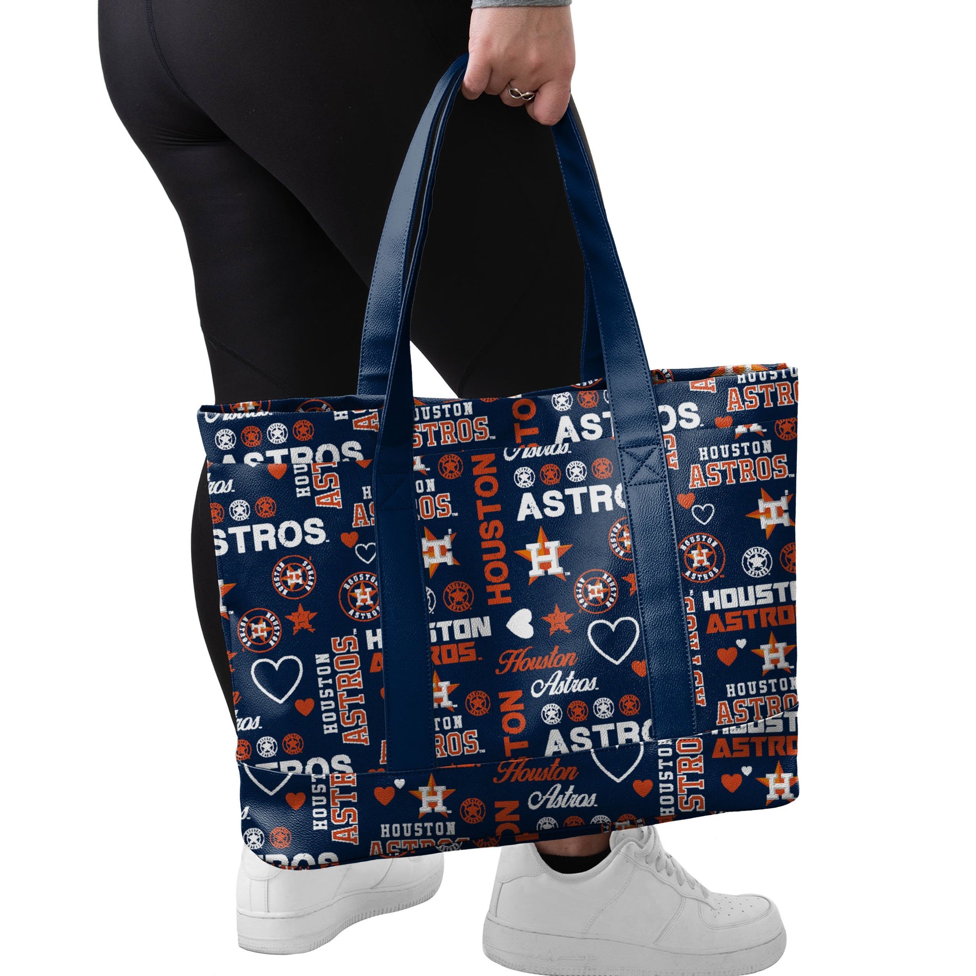 Houston Astros MLB Logo Love Tote Bag