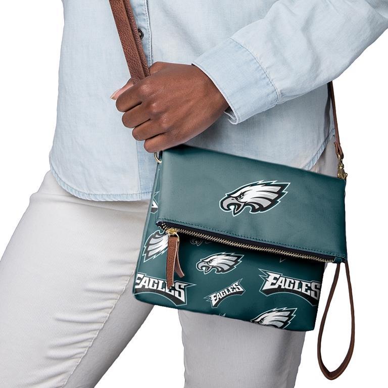 Philadelphia Eagles NFL Printed Collection Foldover Tote Bag