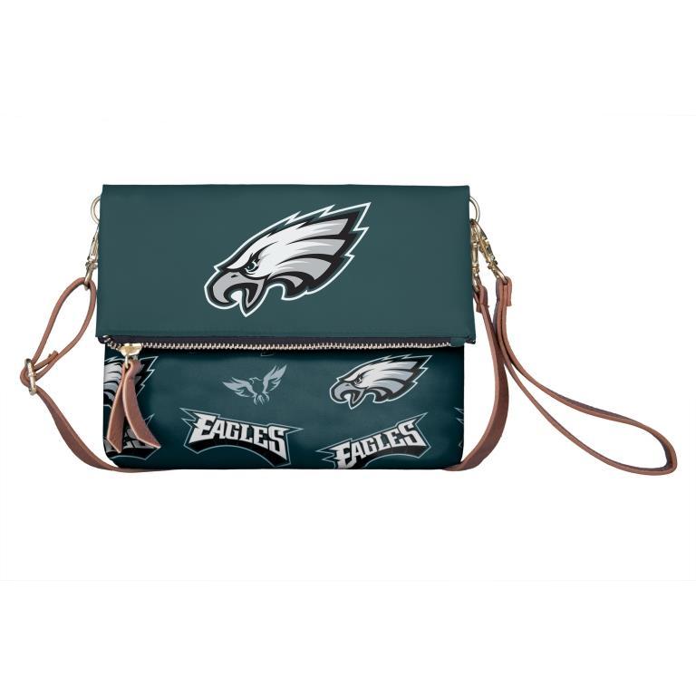 Philadelphia Eagles NFL Printed Collection Foldover Tote Bag