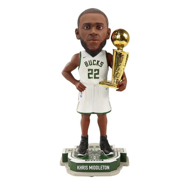 Milwaukee Bucks 2021 NBA Champions Khris Middleton Bobblehead (PREORDE