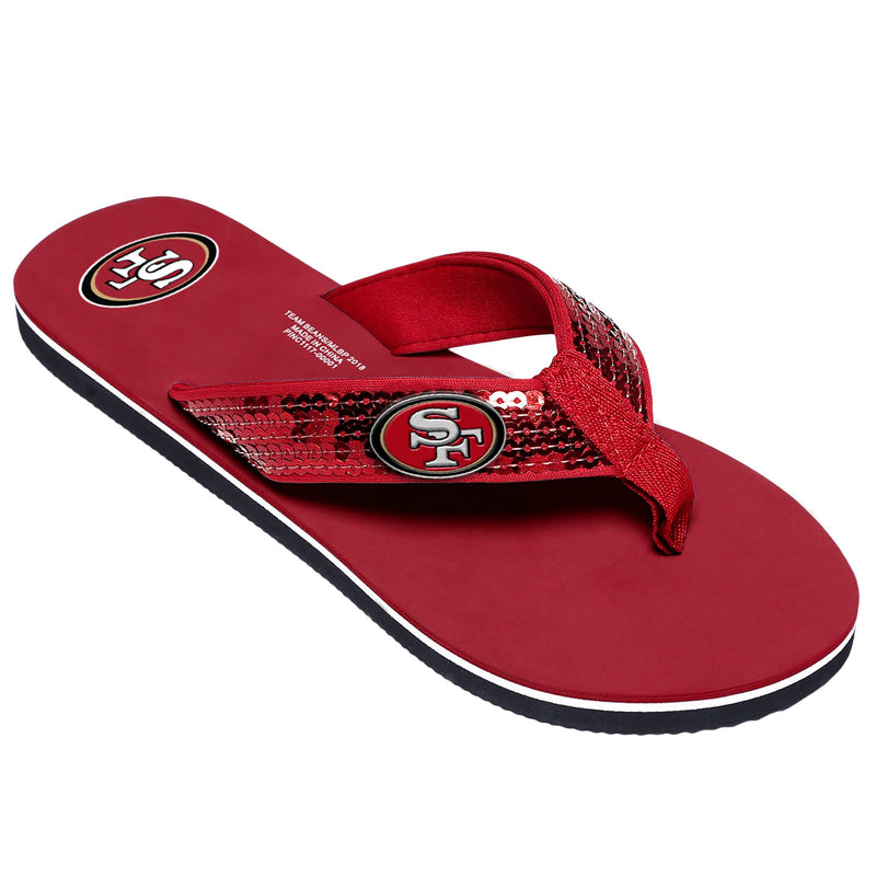 san francisco 49ers flip flops