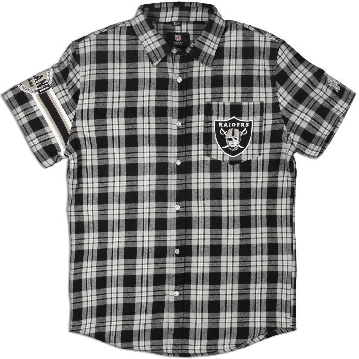 raiders flannel shirt