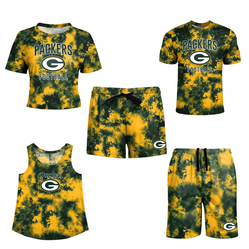 Womens Packers Touchdown Tie Dye Hoodie