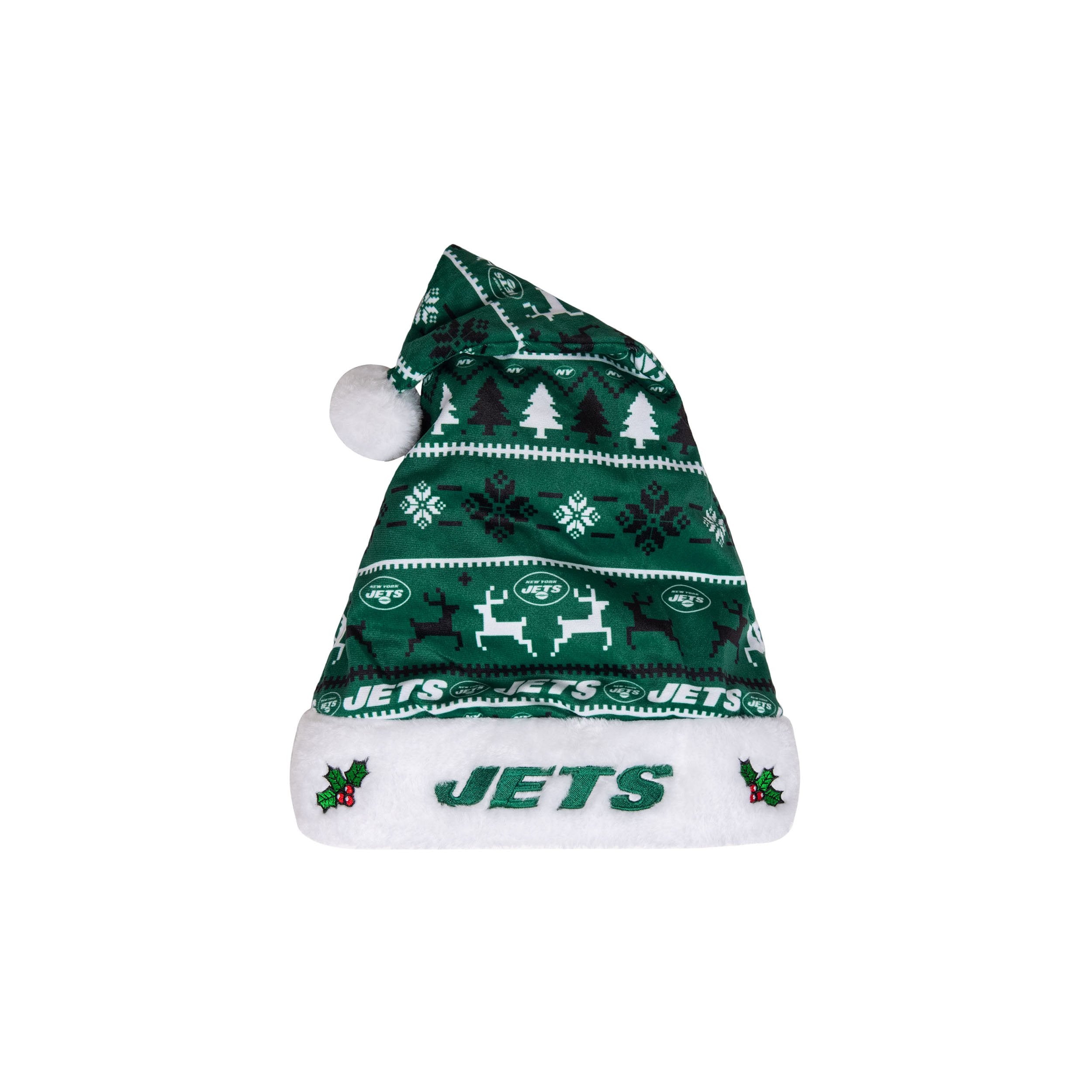 GD JETS Pom Pom Beanie New York Jets Football Beanie Jets 