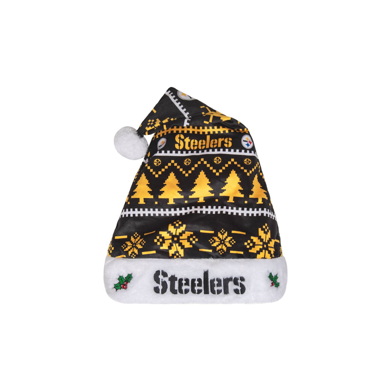 pittsburgh steelers santa hat