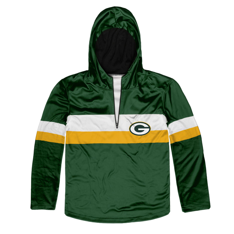 packers half zip sweatshirt