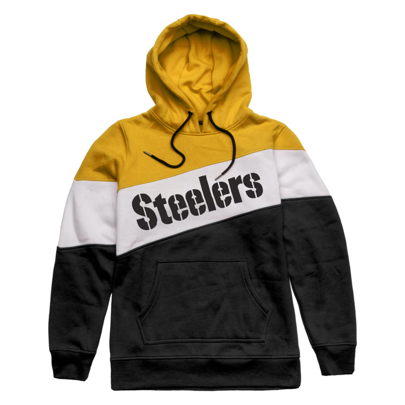 Pittsburgh Steelers Nike Prime Wordmark Therma Pullover Hoodie - Mens