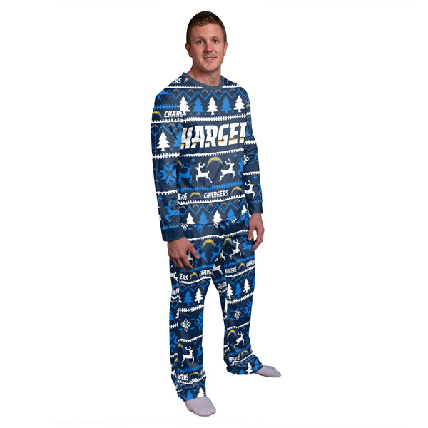 Los Angeles Chargers NFL Family Holiday Pajamas (PREORDER - SHIPS IN N