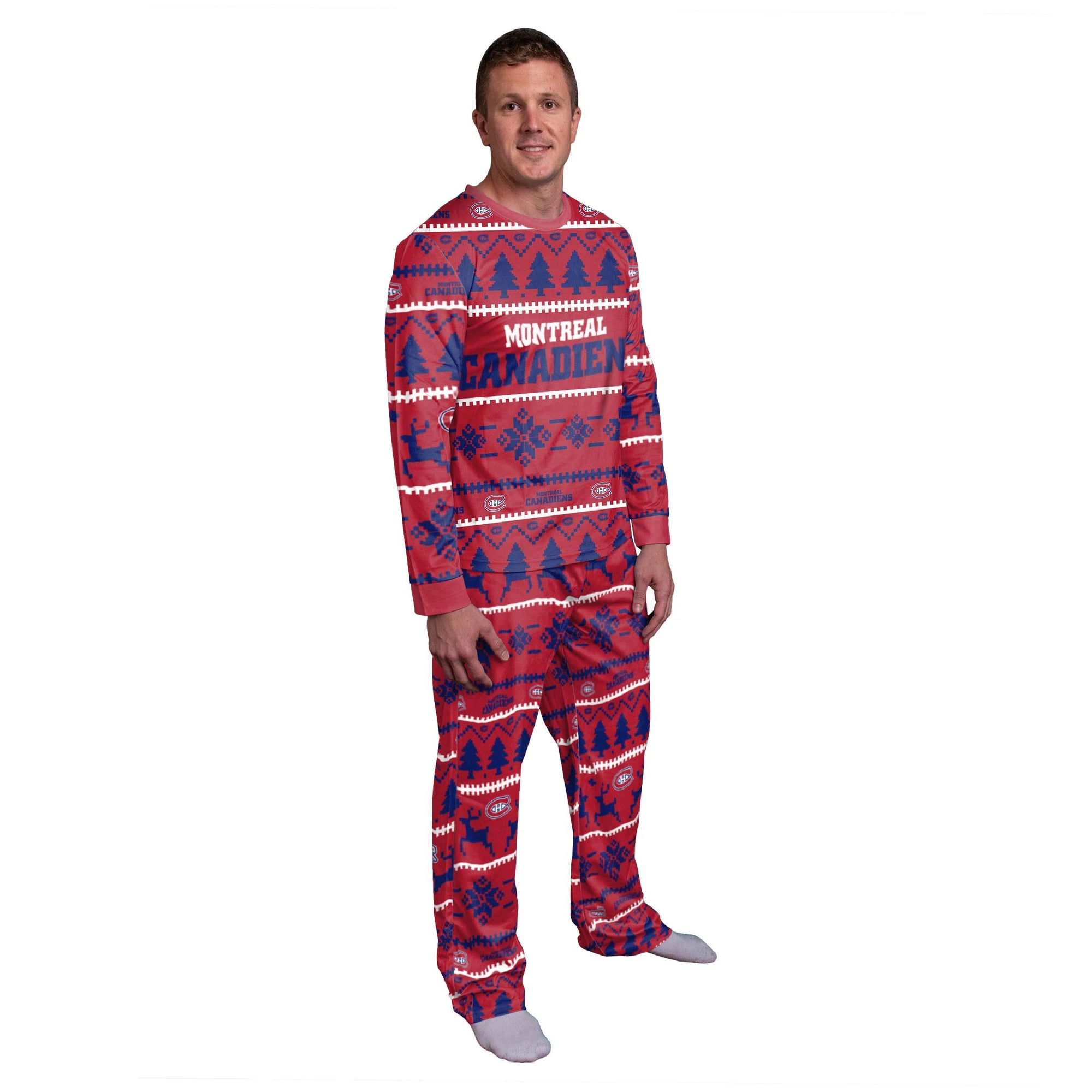 Montreal Canadiens NHL Family Holiday Pajamas