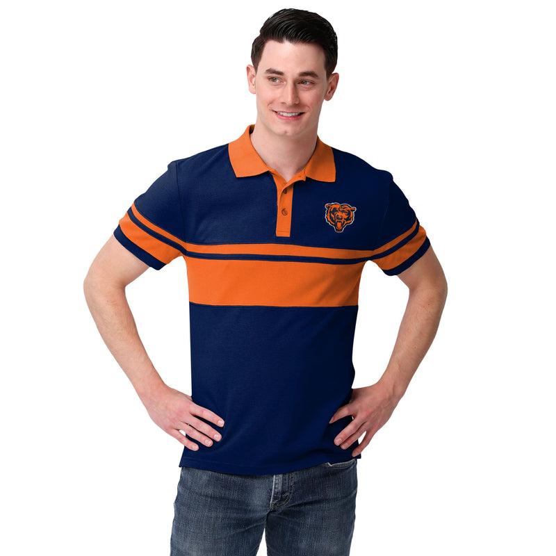 chicago bears men's polo shirts