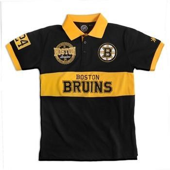 Boston Bruins Wordmark Rugby Polo Shirt