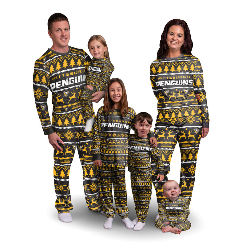 Pittsburgh Penguins Nhl Family Holiday Pajamas