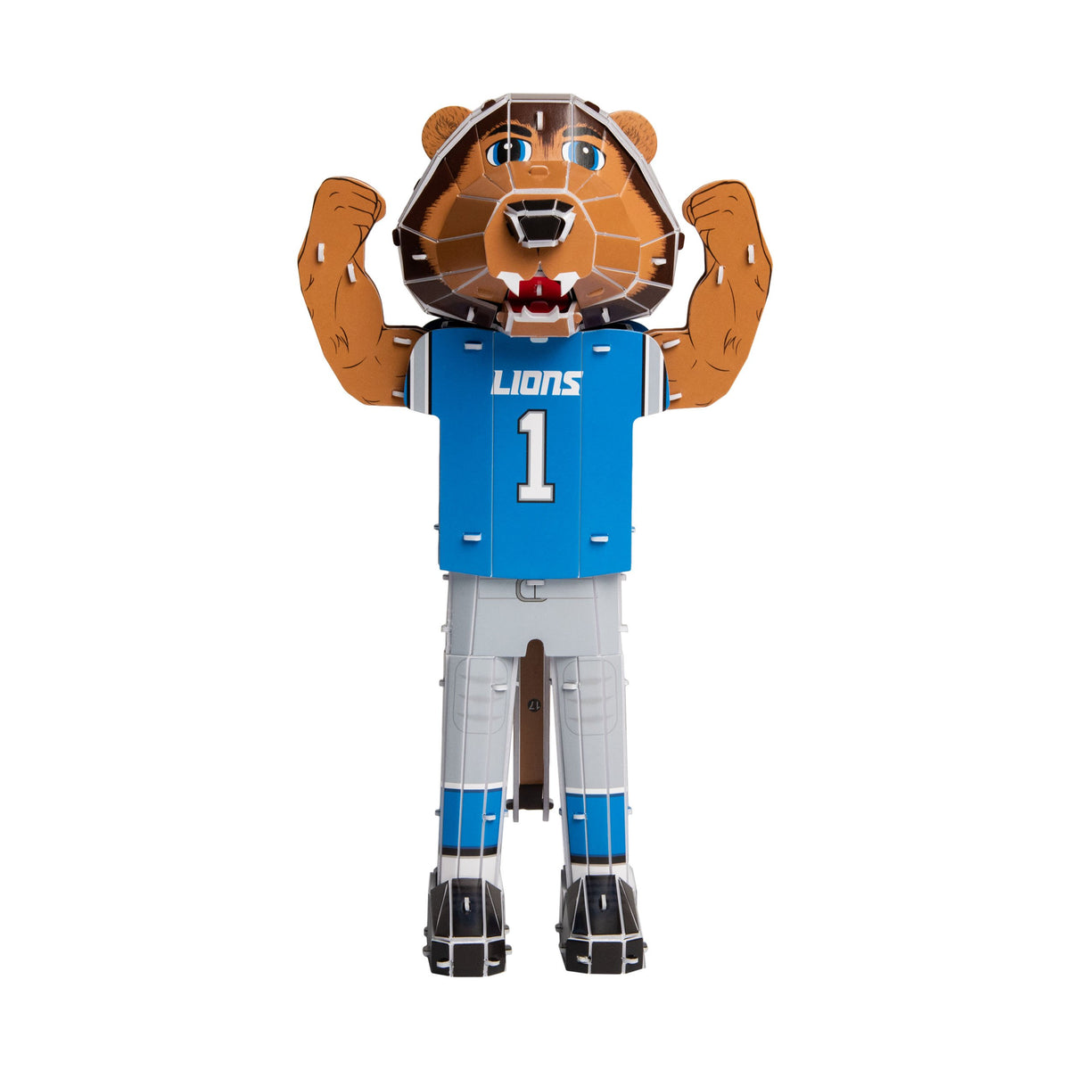 Detroit Lions Nfl 3d Model Pzlz Mascot Roary