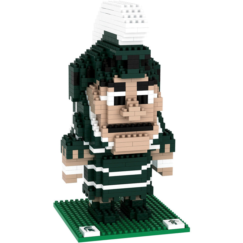 Michigan State Spartans Ncaa 3d Brxlz Mascot Puzzle Building Blocks Se