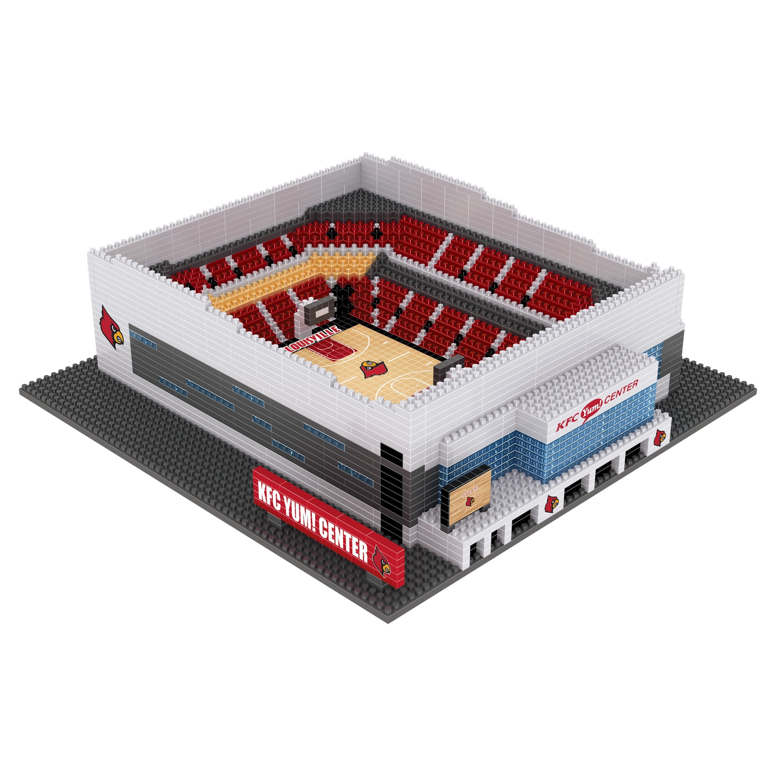 Louisville Cardinals Ncaa 3d Brxlz Basketball Arena Kfc Yum Center